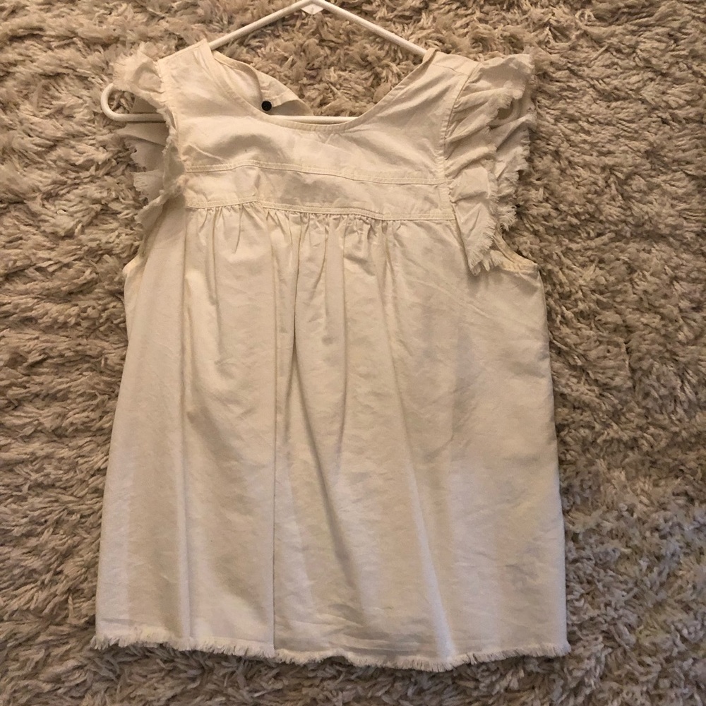 True Craft Blouse, White, Size Medium